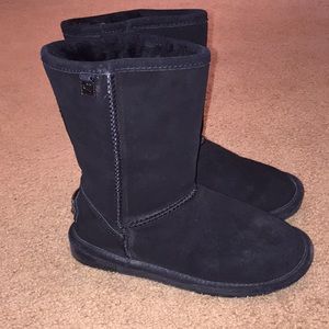 Bearpaw Black Boots, Size 6